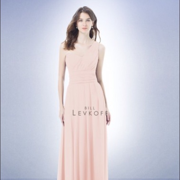 Bill Levkoff Dresses & Skirts - Bill Levkoff One Shoulder Dress Petal Pink Size 8